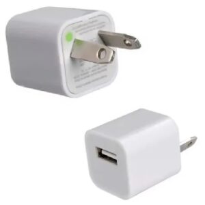 CARGADOR 5V 1A USB SIN CABLE BLANCO
