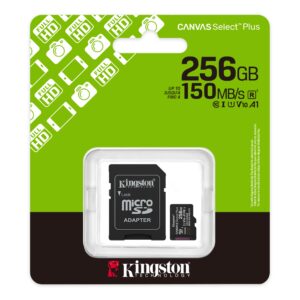 MICRO SD 256GB C10 KINGSTON CANVAS SELECT PLUS G3