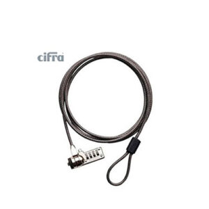 CANDADO CIFRA RL- 330/308 P/NOTEBOOK C/CABLE DE 1,5/1,8 MTS.