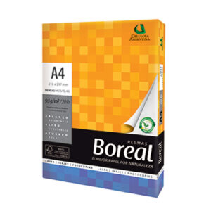 RESMA PAPEL BOREAL T/A4 90 GRS.X 500 HS.