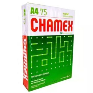 RESMA PAPEL CHAMEX T/A4 75 GRS.X 500 HJS.