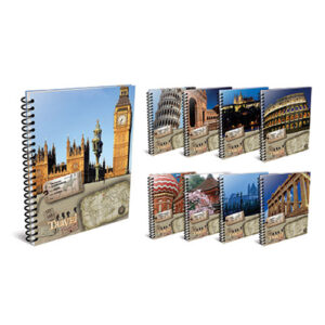 CUADERNO ESPIRAL A4 MIS APUNTES TRAVEL T/FLEXIBLE 80 HS.RAYA