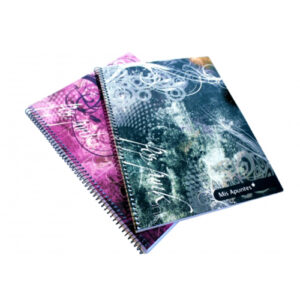 CUADERNO ESPIRAL A5 MIS APUNTES T/FLEXIBLE 80 HS.CUADRO